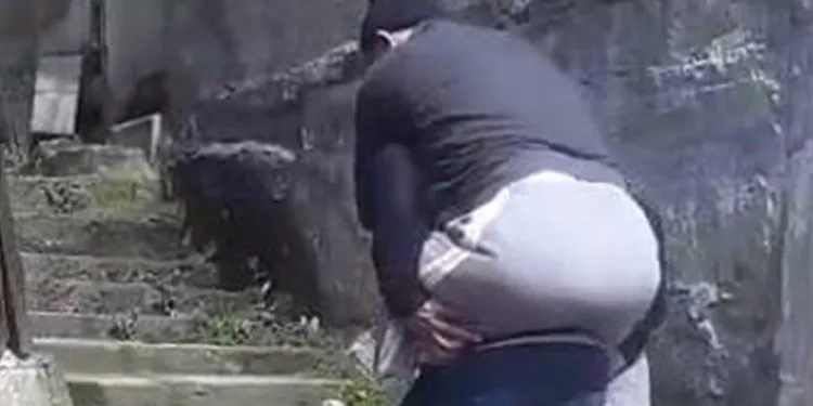 Oy kullanmaya sağlık görevlisinin sırtında gitti