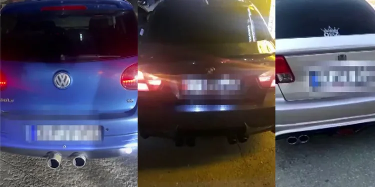 4 modifiye araç sürücüsüne ceza