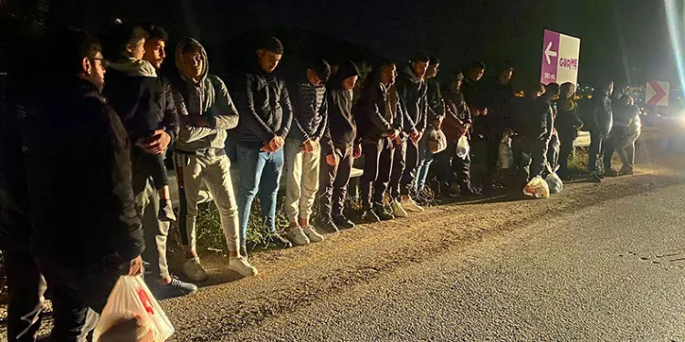 Çıkış hazırlığındaki göçmenler yakalandı