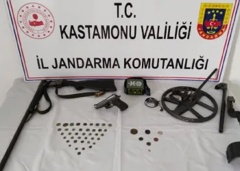 Kastamonu’da 47 adet sikke ele geçirildi