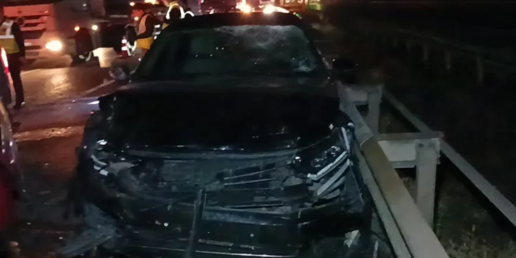 TEM’de 3 aracın karıştığı zincirleme kaza
