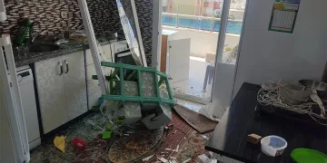 Hortum evleri savaş alanına çevirdi