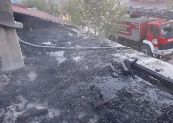 Tunceli’de korkutan yangın