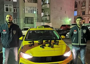 Taksiden cephanelik çıktı