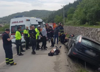 Trafik kazası: 1’i çocuk 3 yaralı