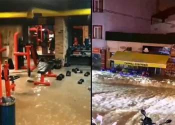 Hayatı felç eden sağanak
