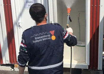 Ortak kullanım alanlarında temizlik çalışmaları