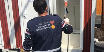 Ortak kullanım alanlarında temizlik çalışmaları
