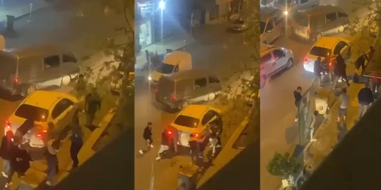 Bursa’da ‘yol verme’ kavgası, ringleri aratmadı