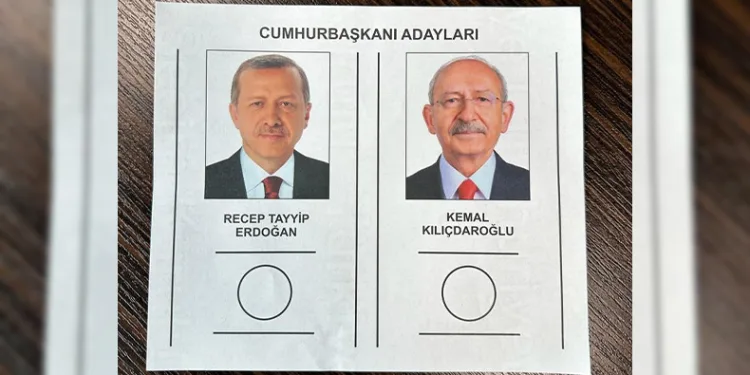 İkinci turun oy pusulası
