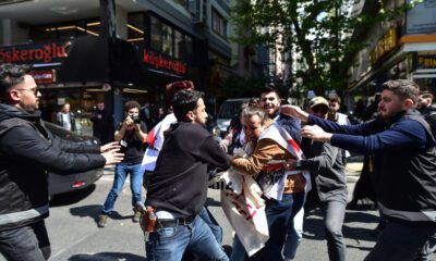 Şişli'den Taksim'e yürümek istediler polis müdahale etti