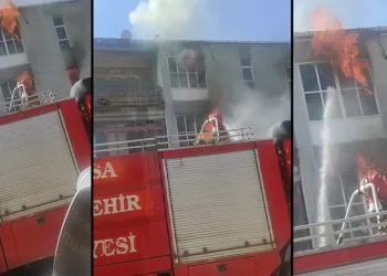 Mobilya imalathanesinde yangın