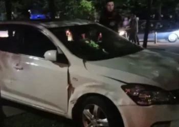 Maltepe sahilde araç yayaların arasına daldı