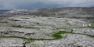 Mayıs ayında kar ve dolu yağdı