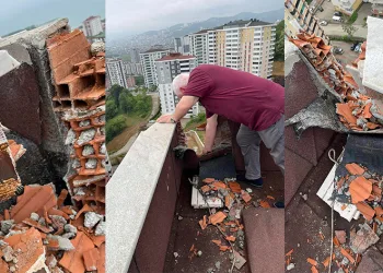 Ordu’da bir eve yıldırım düştü