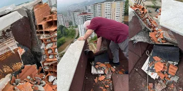 Ordu’da bir eve yıldırım düştü