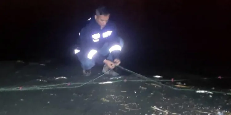 150 kilo inci kefali ele geçirildi