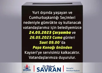 Gurbetçi seçmenlere ulaşım desteği