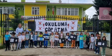 Miniklerden büyük mesaj