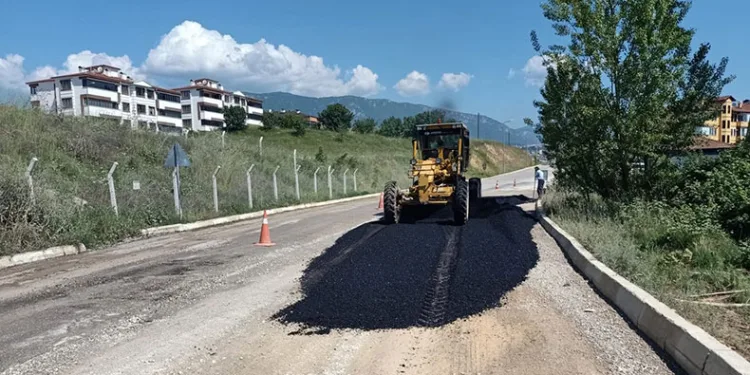 Safranbolu’da asfalt çalışması başlatıldı