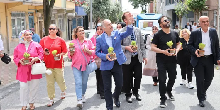 Bayrampaşa’da 50 bin fesleğen dağıtılacak
