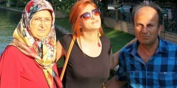 Takla atan otomobilde aile faciası