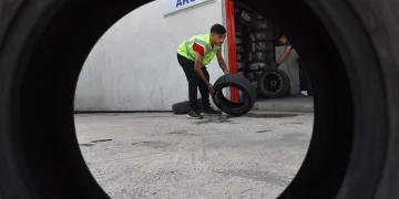 Ömrünü tamamlamış lastikler, ekonomiye kazandırılıyor