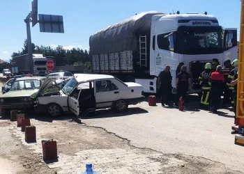 Yaşlı çifti ayıran kaza