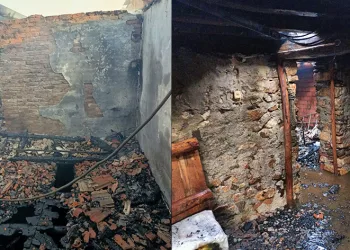 Ocakta unutulan kızartma yağı yangın çıkarttı