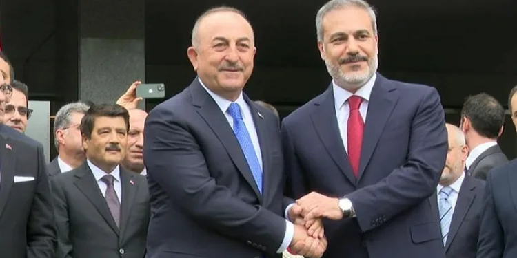 Dışişleri Bakanlığı’nda devir teslim töreni