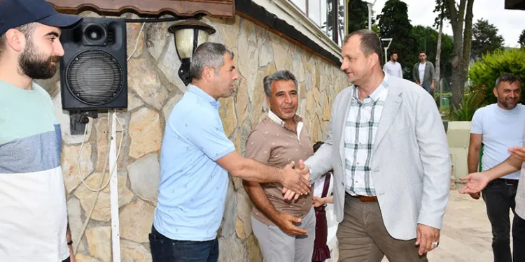 İznik’te bayramlaşma töreni düzenlendi