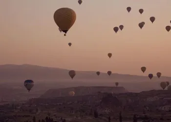 Kapadokya’nın balonları Sırbistan’da