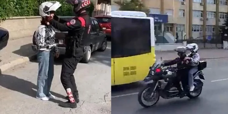 Sınava geç kalanların imdadına polis yetişti