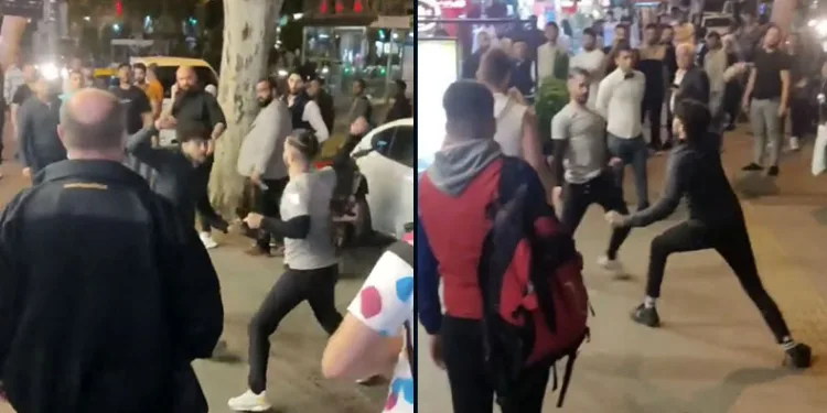 Kılıç kalkan oyunu gibi bıçaklı kavga