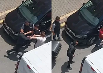 Silecekle sürücüye saldırdı