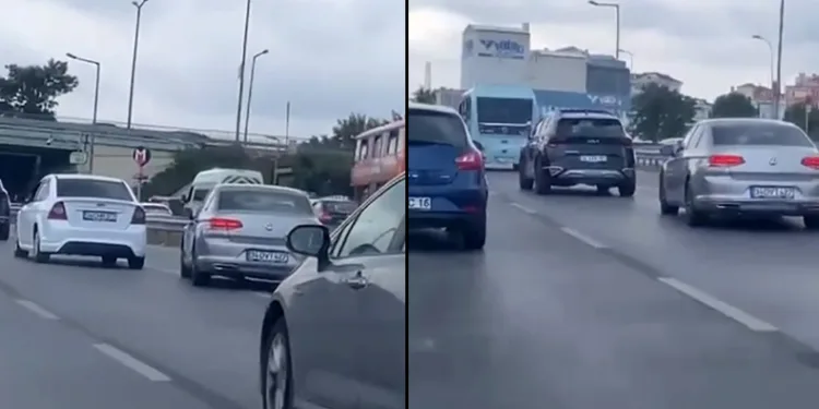 D-100’de makas terörü kamerada
