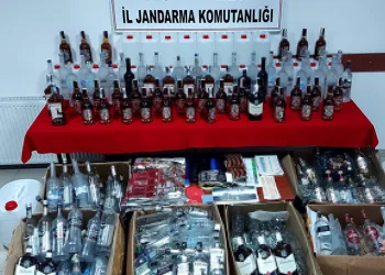 Ev değil, sahte içki imalathanesi