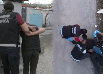 Dronlar tespit etti, narko polisler yakaladı