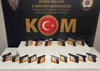 Bursa merkezli ruhsatsız silah operasyonu