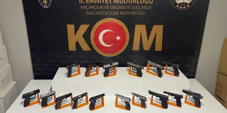 Bursa merkezli ruhsatsız silah operasyonu