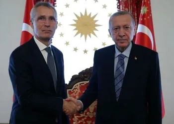 Erdoğan, Stoltenberg’i kabul etti