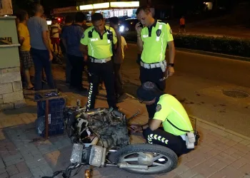 Ehliyetsiz kaza yaptılar sonrada ceza yediler