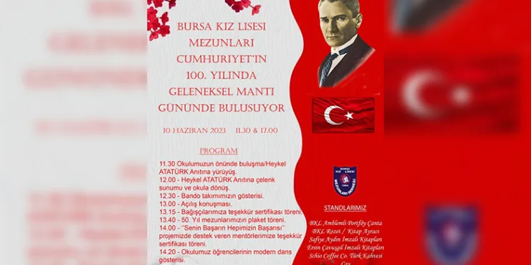 Bursa Kız Lisesi geleneksel mantı günü