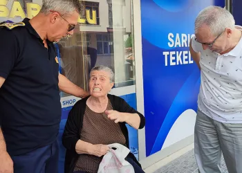 Hayatından endişe edilen kadın çarşıdan geldi