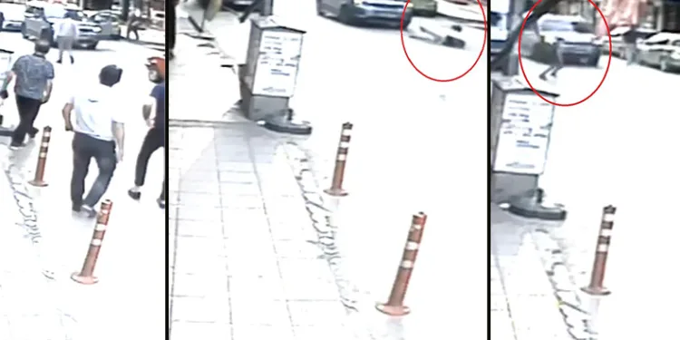 Çocuk aniden yola çıktı, otomobil çarptı