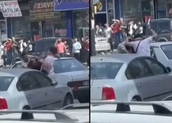 Sokak ortasında öldüresiye darp