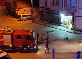 Gaz sıkışması sonucunda tüp bomba gibi patladı