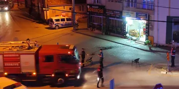 Gaz sıkışması sonucunda tüp bomba gibi patladı