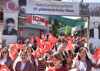 Atatürk’ün Urla’ya gelişinin 97. yılı coşkuyla kutlandı