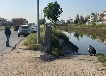 Sulama kanalında erkek cesedi bulundu
